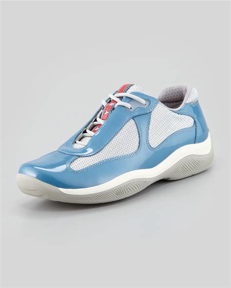 prada americas cup sneakers blue